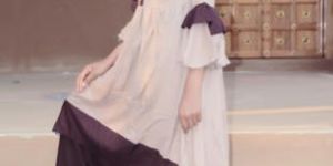 High Low Kurti with Bell Sleeves