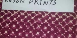 Printed Rayon Fabric