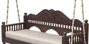 Wooden Hand Carwed Swing