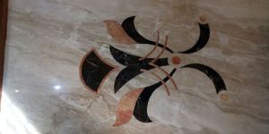 Marble Inlay Flooring Work