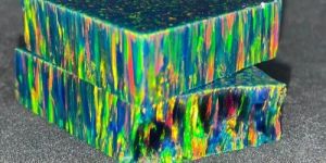 Green Black Ethiopian Rough Stone