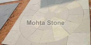 Yellow Lime Circle Stone