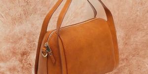 Leather Plain Handbags