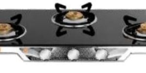Sleeko 301 Gas Stove with Glass Top