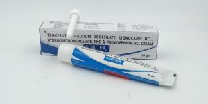 Troxerutin, Calcium Dobesilate, Lignocaine HCL, Hydrocortisone, Zinc And Phenylephrine Hcl Cream