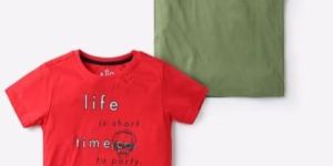 Boys Round Neck T Shirt