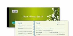 Rent Receipt Book