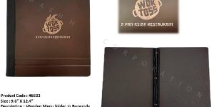 WOODEN MENU FOLDER