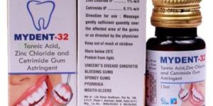TANNIC ACID, ZINC CHLORIDE AND CETRIMIDE GUM ASTRIGENT
