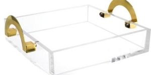 Square Acrylic Serving Tray