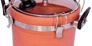 Glass Top Earthen Cooker