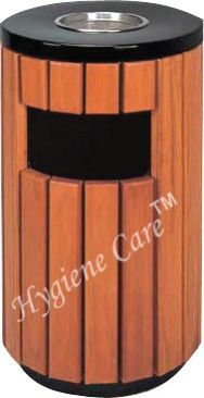 Wood Ashtray Dust Bin