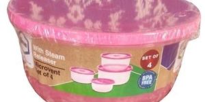 PLASTIC LID BOWL SET