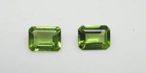 Peridot Faceted Gemstone