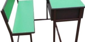 Stainless Steel 3 Seater School Bench And Desk