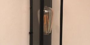 Three Way Rectangular Transparent Wall Light