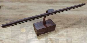 Wooden Finish Mirror Light