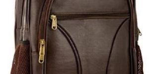 Leather Laptop Backpack