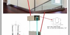 Aluminium Glass Railing