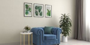 One Seater Fabric Sofa