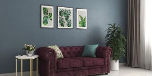 Two Seater Fabric Sofa