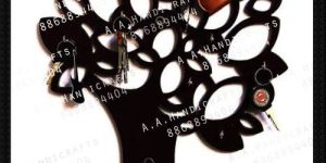 Tree Shaped Wooden Key Holders
