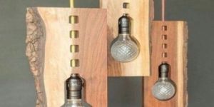 Wooden Bulb Holder