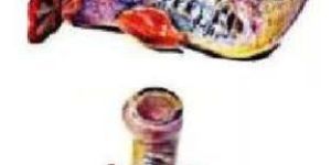 Shisha Pipe 4 Inches Glass Elephant Head Silver Fumed Smoking Pipe