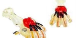 shisha pipe 5.5 inches Glass finger heart design Pipe