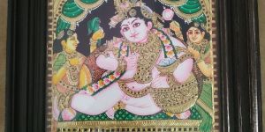Krishna Tanjore Painting