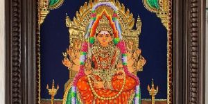 Samayapuram Amman Tanjore Painting