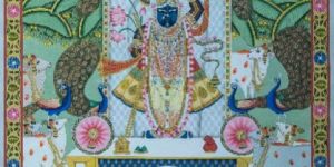 Shrinath Ji Sharad Purnima Pichwai Painting