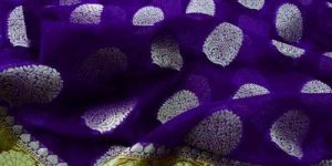 Semi Georgette Banarasi Silk Saree