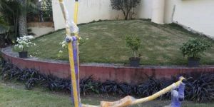 Cross Skier Outdoor Gym