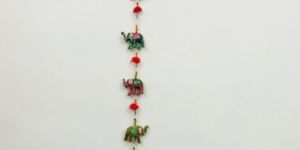 5 Pcs Elephant Ceramic Hanging Toran