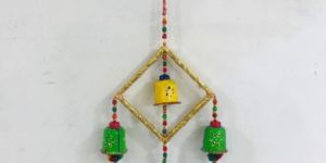 Ceramic Flower Bell Wind Chimes