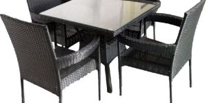 Wicker Table Chair Set