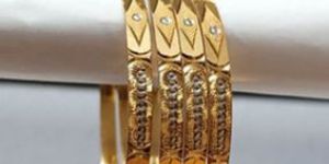 R50003 Gold and Silver Plated Brass Bangles