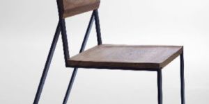 Metal and Wood Chair