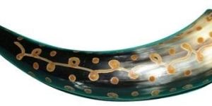Printed Buffalo Drinking Horn