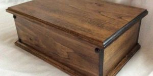 Wooden Blanket Box