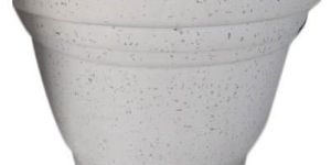White Cement Pot