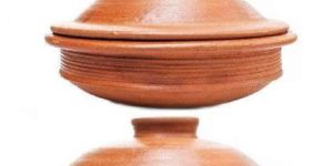 Red Clay Pot Set with Lid