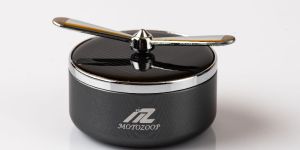 Mini Metal Alloy Solar Perfume Fan Air Freshener