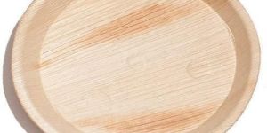 8 Inch Round Areca Leaf Plate