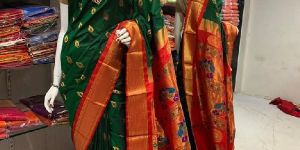 Maharani Kadiyal Paithani Saree