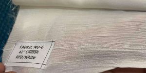 White Chinon Fabric