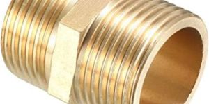 Brass Pipe Hex Nipple Adapter