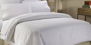 Rekhas Premium Satin White Bedsheets