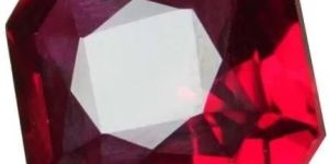 Synthetic Ruby Gemstone